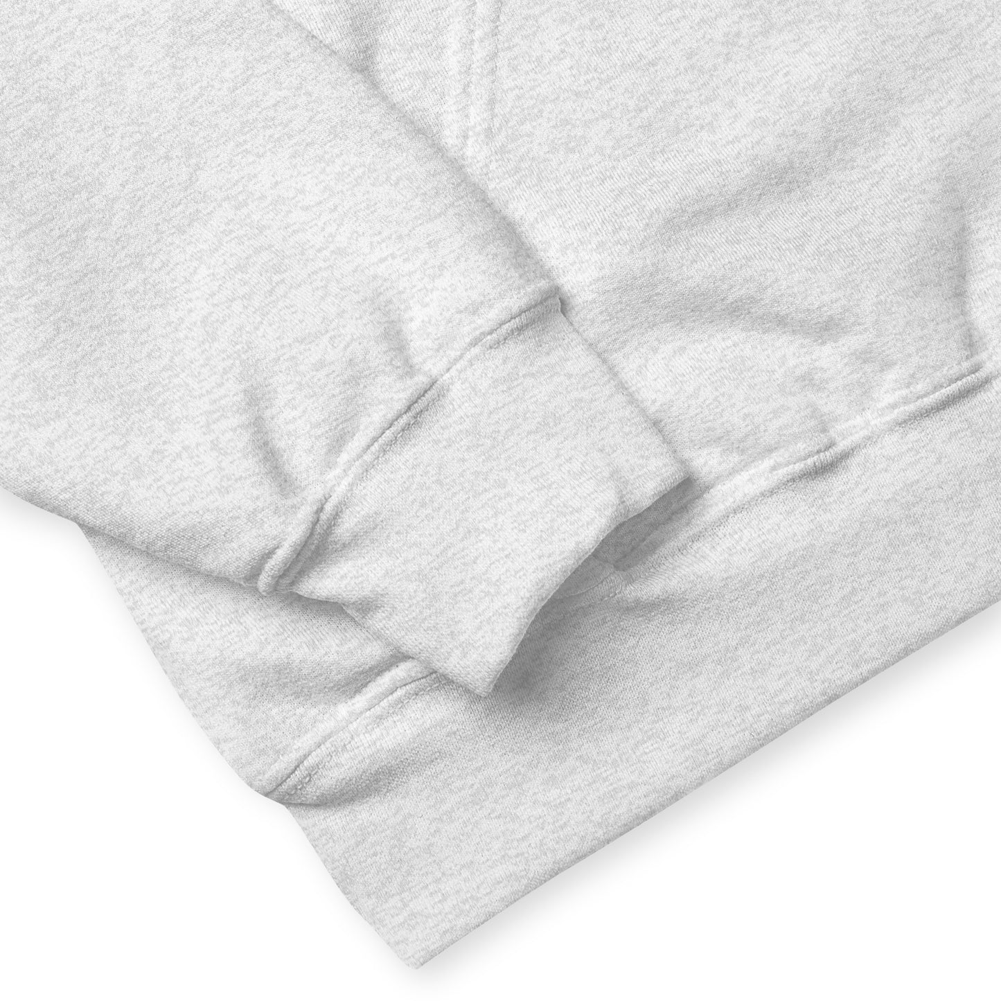 100% Grass-Fed Hoodie - Grey Embroidered Unisex Sweatshirt with Cow